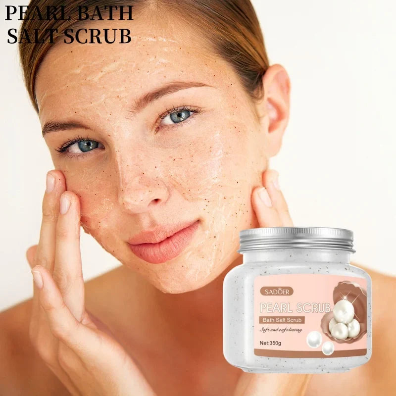 Pearl Scrub 350g – Hydrolyzed Pearls & Glycerin Exfoliant