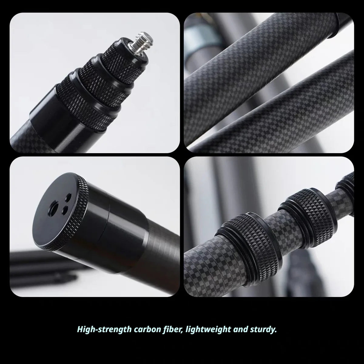 Carbon Fiber Invisible Selfie Stick 1.5–3m | Insta360 X4 X5 X3