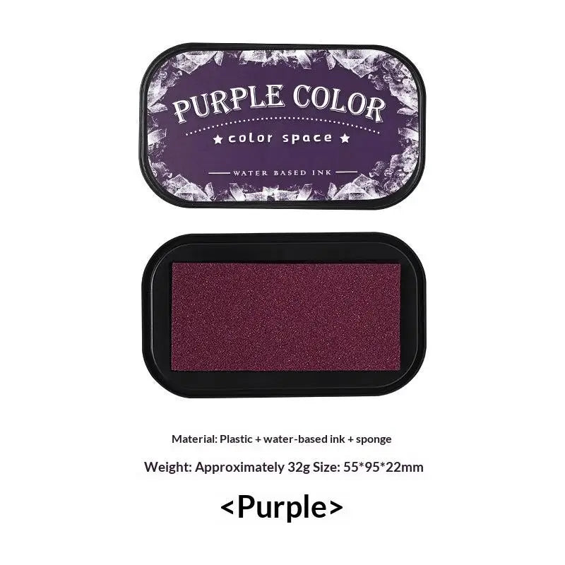 Water-Based Stamp Inkpad – Washable Sponge Pad for Art & Crafts