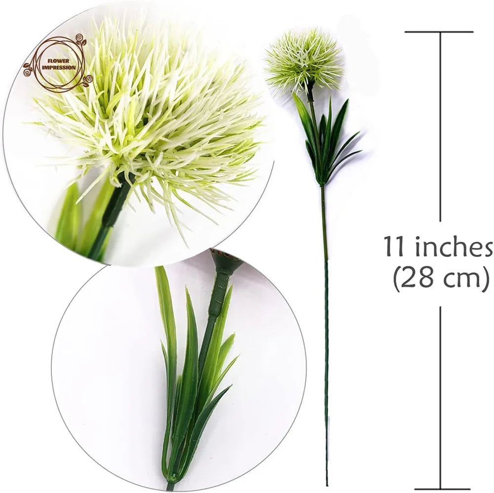 10pcs Artificial Dandelion Flowers – Home, Wedding & Table Decor