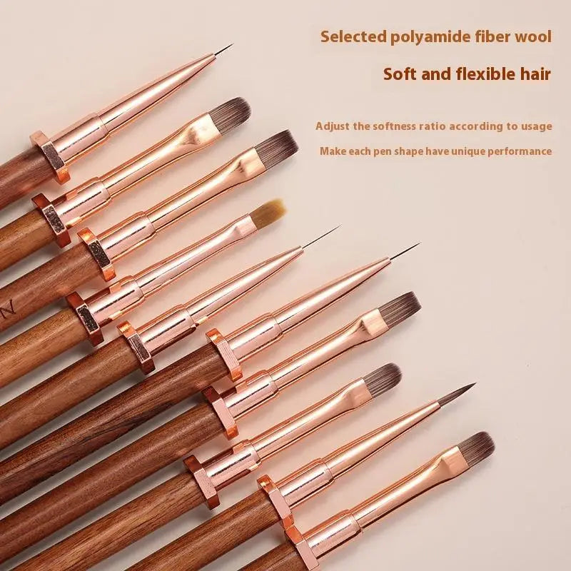 Sandalwood Nail Art Detail Brush – Manicure Painting Pen