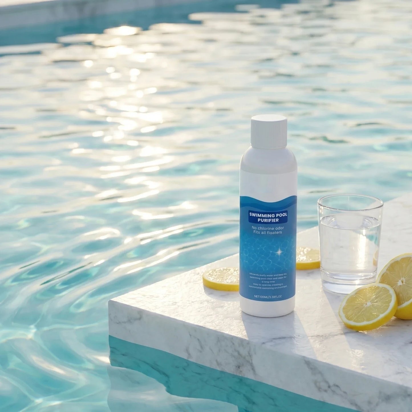 100ml Pool Purifier Liquid – Clarify Water & Remove Odors Fast