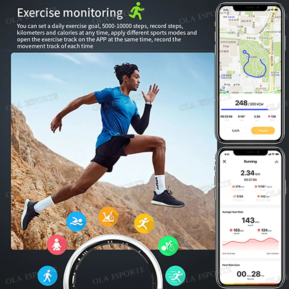 Smart Ring 2026 | Heart Rate, Sleep & SpO₂ Tracker | 5ATM