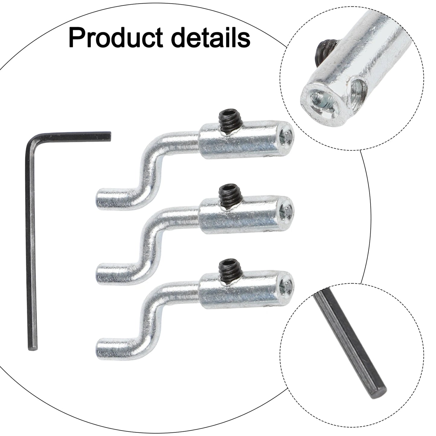 1 3 Z-bend Throttle Cable Ends Lawn Mowers Mini Bikes Z-shaped Elbow