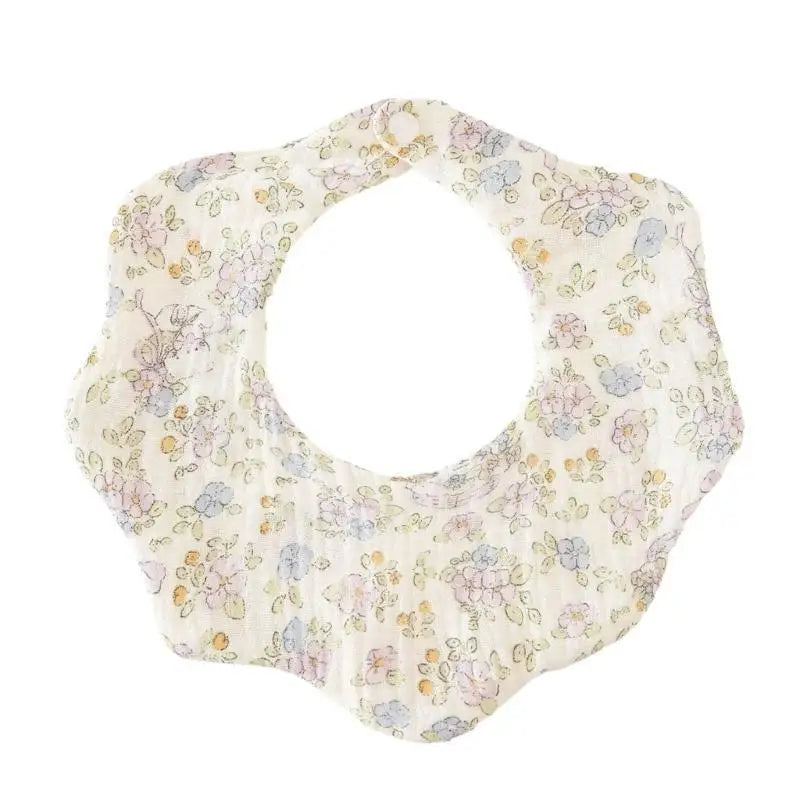 Cotton Bandana Baby Bib | Floral Teething & Drooling Bib
