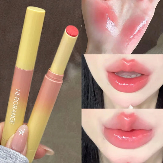 Jelly Lip Gloss Pencil | Shimmer Mirror Korean Lip Makeup Lip Gloss Pencil Peaceful Pleasures Health and Wellness 01