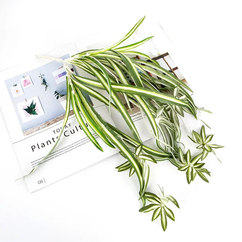 Artificial Silk Taro & Dieffenbachia Leaf Plant – Home Decor