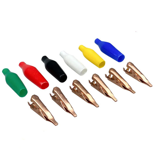 5PCS/LOT Pure copper alligator clip Flat-mouthed small copper clip Without toothed small copper clip Peaceful Pleasures Health and Wellness Black