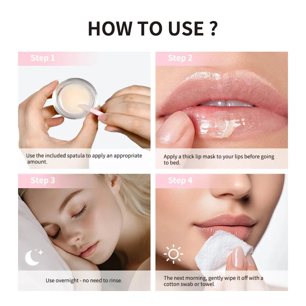 Nourishing Overnight Lip Balm Set – Deep Moisture & Plump Lips