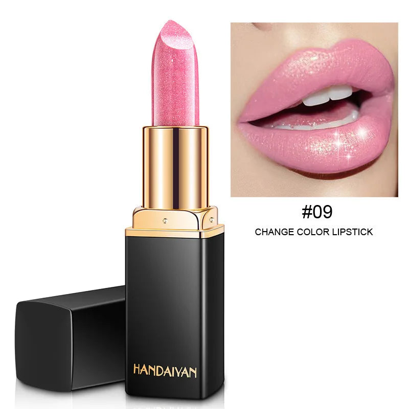 Handaiyan Metallic Color-Changing Lipstick – 9 Shades