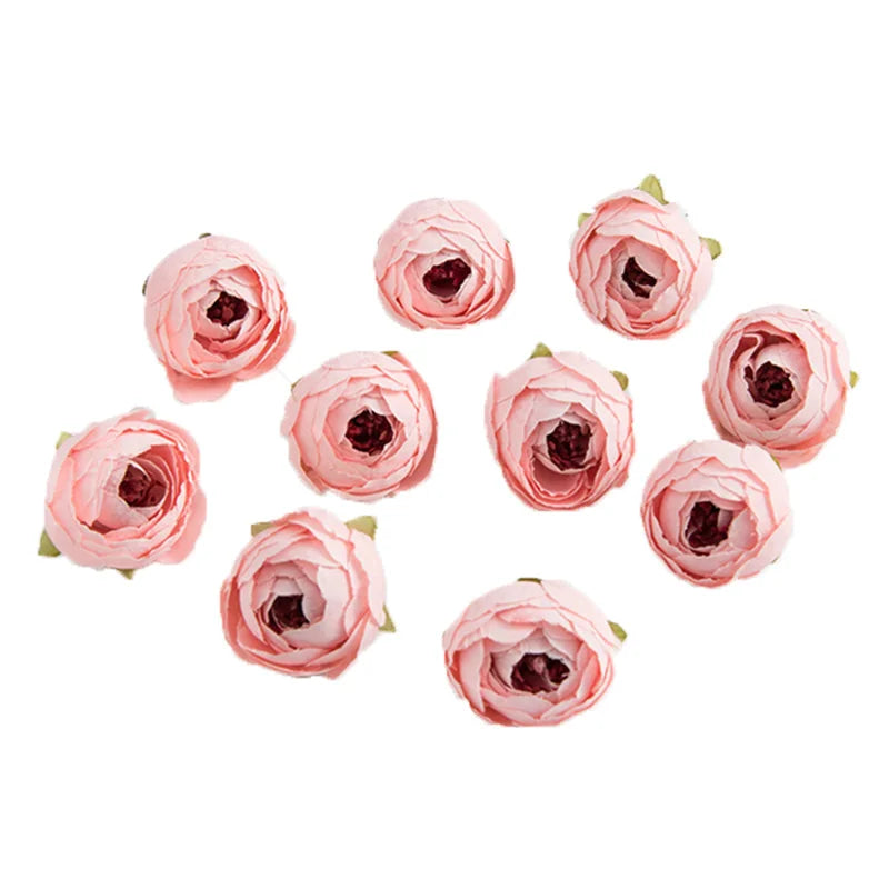 Silk Rose Tea Bud Artificial Flowers – Wedding & Home Decor