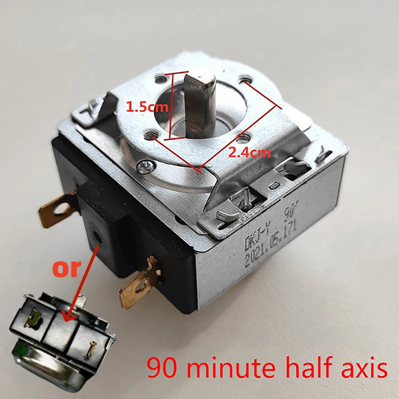 New Electronic Microwave Oven Cooker Air Fryer Parts 30/60/90/120 Minutes 15A 125V 16A 250V Delay Timer STime Controller Peaceful Pleasures Health and Wellness 90 Minutes 1pc