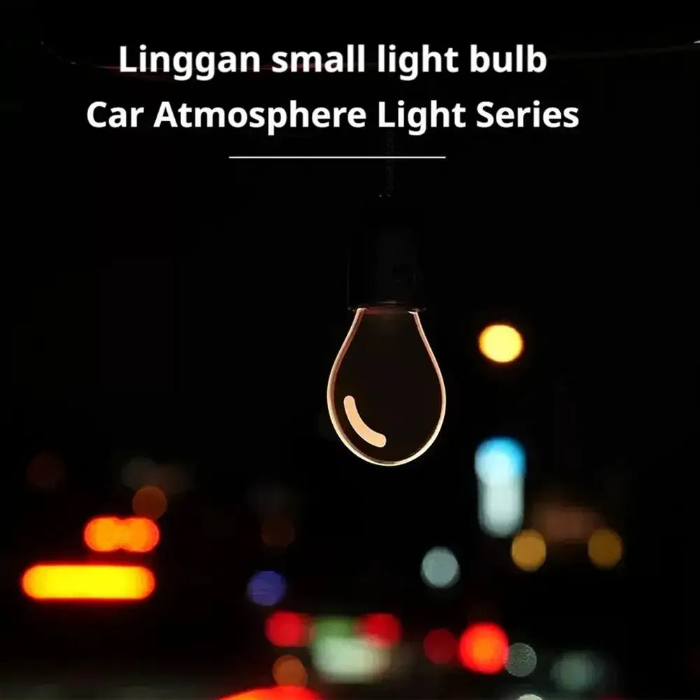 Portable Car LED Ambient Light Bulb Hanging Pendant Auto Interior Decoration Atmosphere Lamp For Night Driving Accessories Peaceful Pleasures Health and Wellness