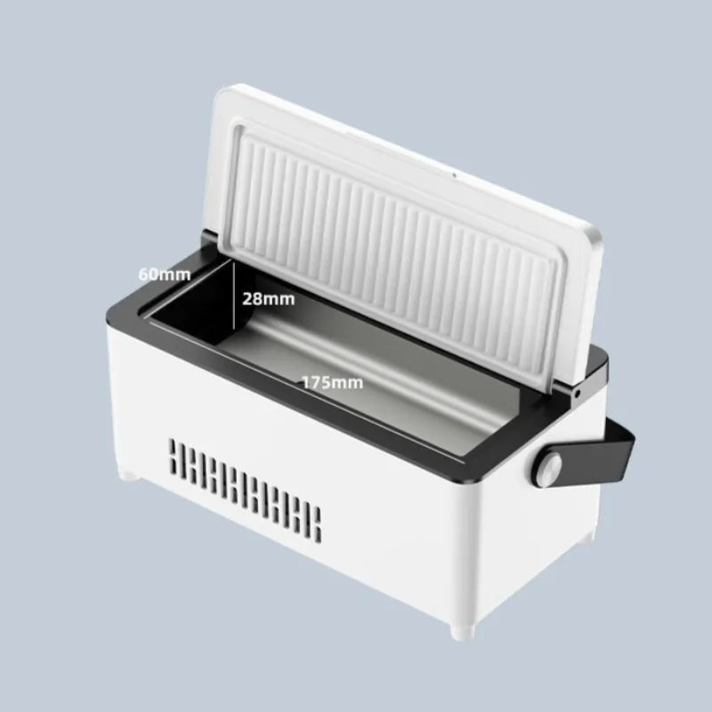 Small Insulin Cold Storage Box Car Home Dual Purpose Constant Temperature Drug Fridge Medicine Box Peaceful Pleasures Health and Wellness