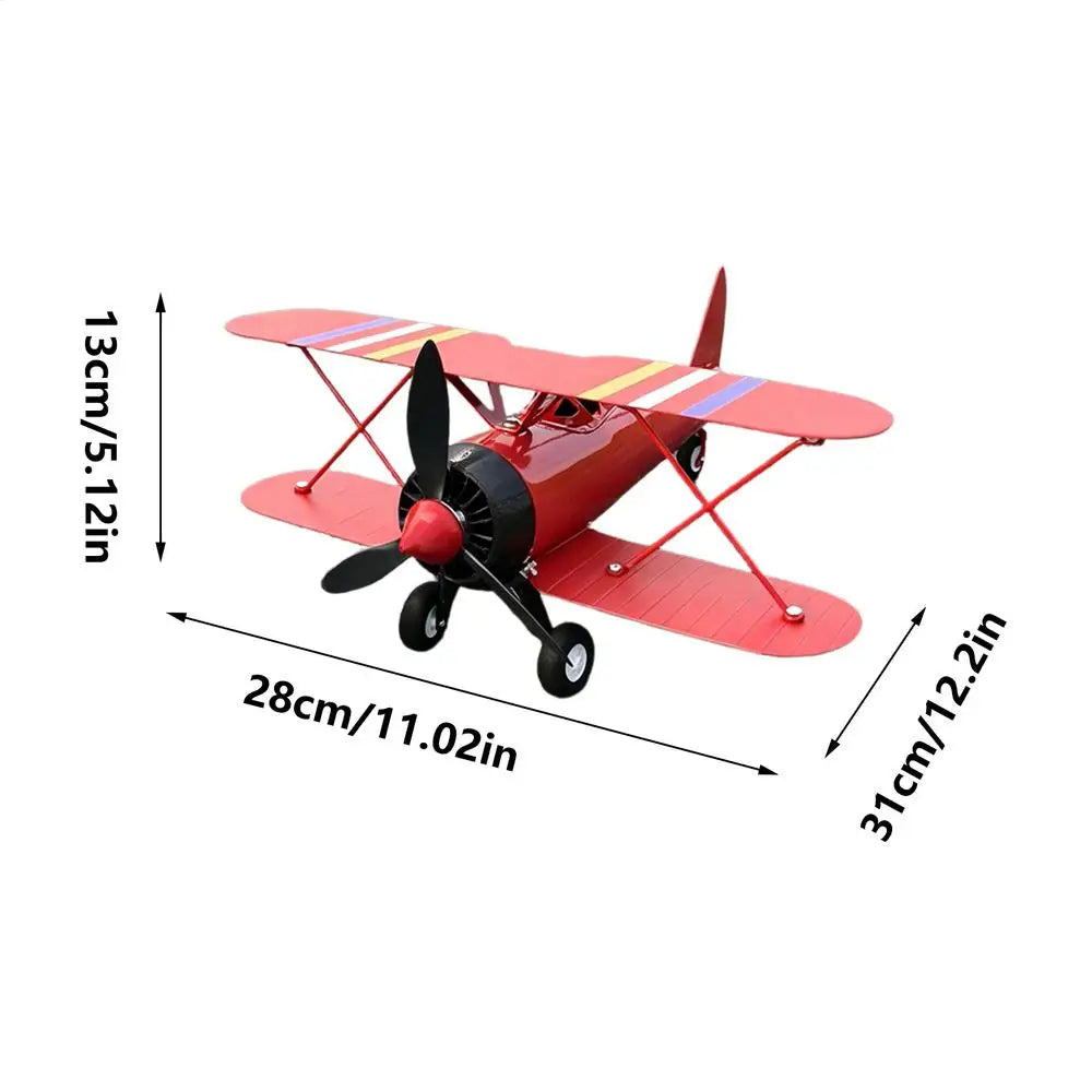 Metal Airplane Weathervane Wind Spinner | Garden & Lawn Decor