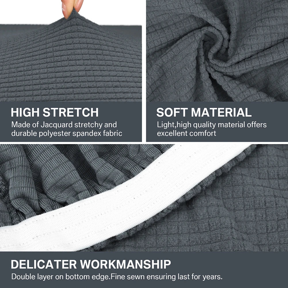 Elastic Sofa Cover Seat Cushion Cover Sofa Chair Stretch Washable Removable Slipcover 1/2/3/4 Seat All Season Protector Peaceful Pleasures Health and Wellness