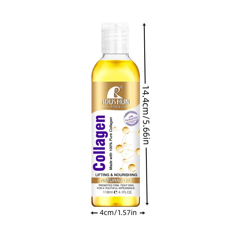 ROUSHUN 118ml Collagen Essence Oil – Face, Body & Hair