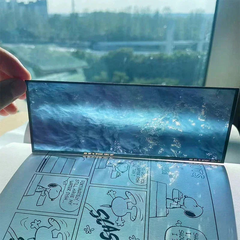 Transparent Acrylic Ocean Bookmark | Aesthetic Student Gift