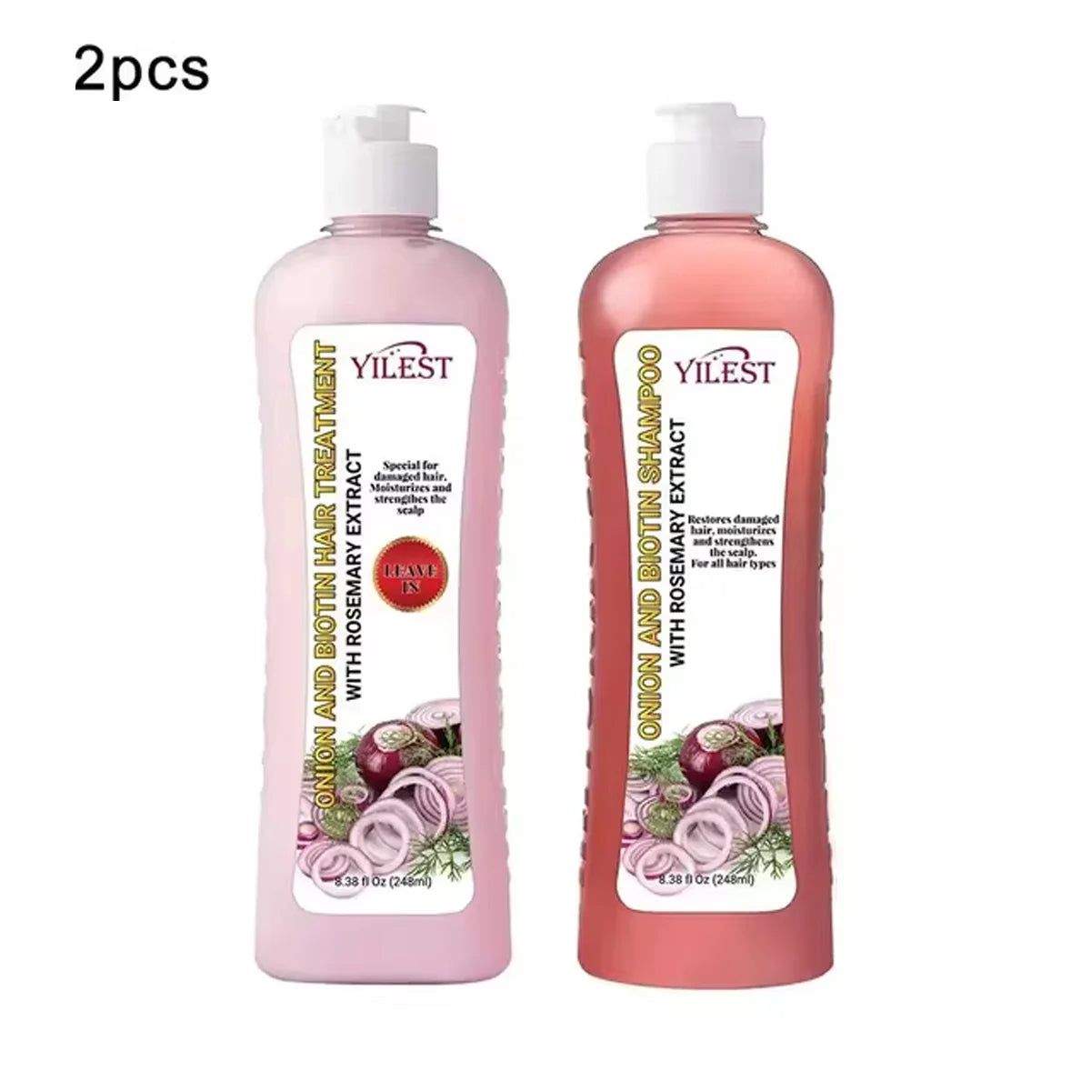 Rosemary Shampoo for Fast Hair Growth Hair Conditioner Moisturizing Nourishing The Scalp Anti Hair Loss for All Hair Types Peaceful Pleasures Health and Wellness 2pcs