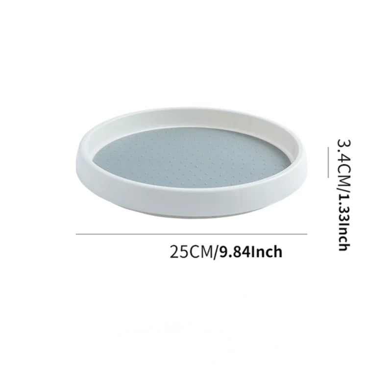 360° Rotating Spice Rack Turntable | Non-Skid Kitchen Organizer
