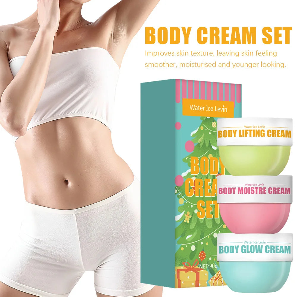 3-Piece Body Firming & Glow Skin Care Cream Set Body Firming Cream Set Peaceful Pleasures Health and Wellness