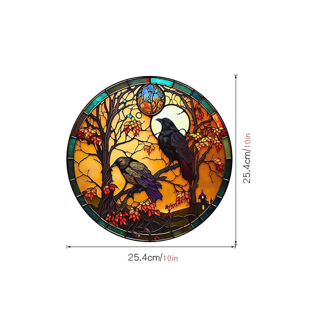 Halloween PVC Static Window Decals – Castle & Cat Clings
