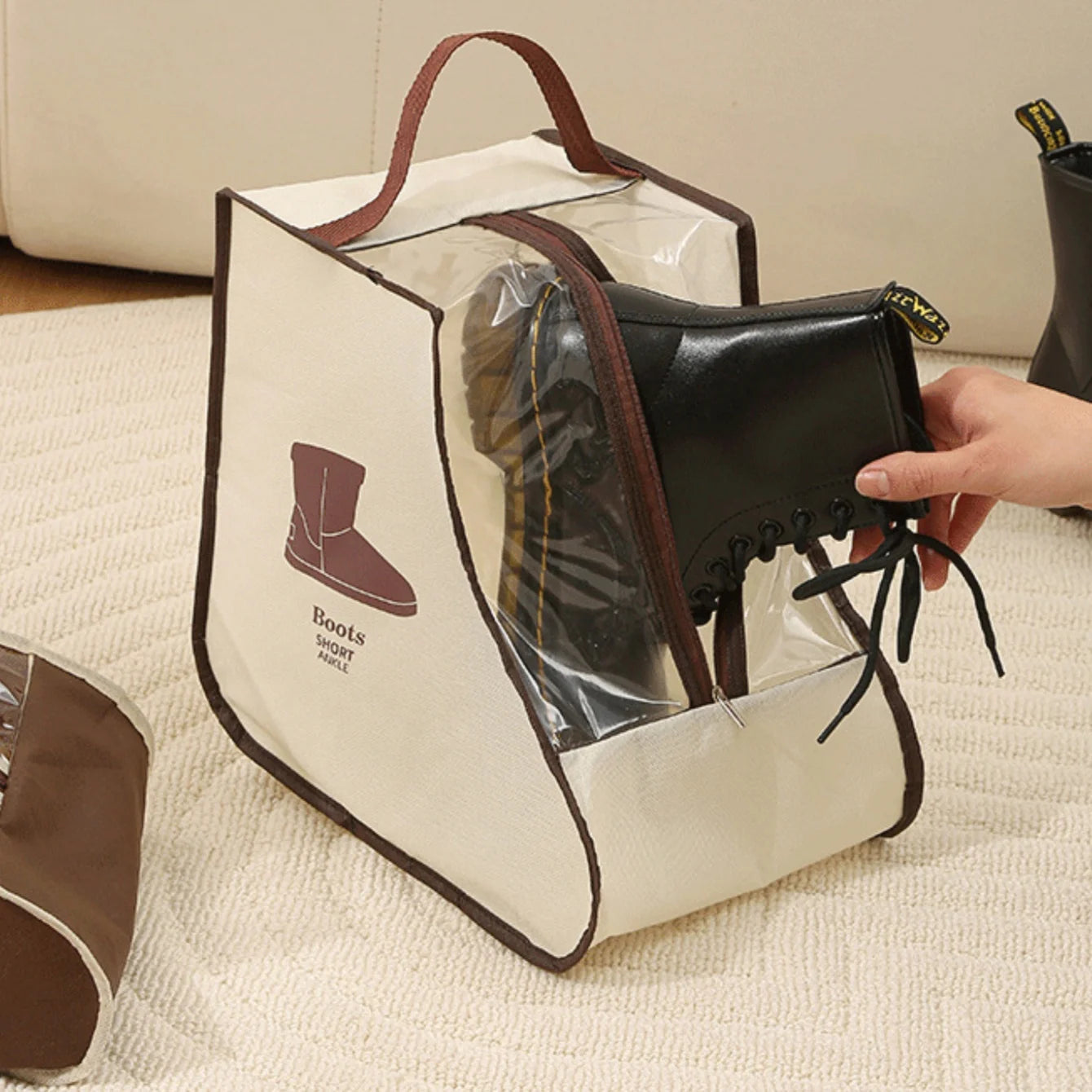 Tall Boots Storage Bag – Waterproof, Dustproof & Foldable Boot Storage Bag Peaceful Pleasures Health and Wellness