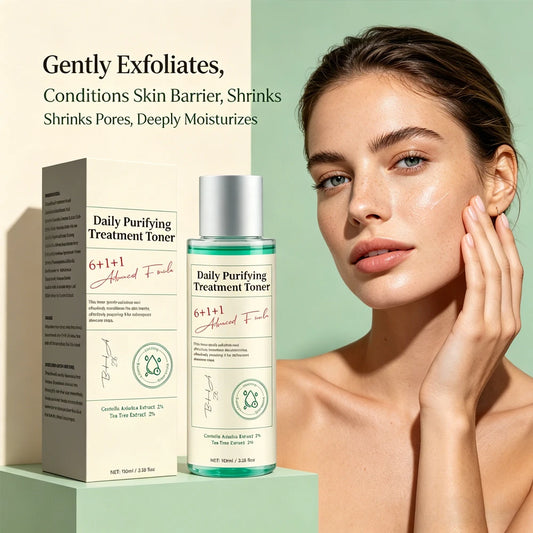 Daily Purifying Treatment Toner with Salicylic Acid & Centella Asiatica,Oil Control & Facial Exfoliation Skin Care Toner,100ml Peaceful Pleasures Health and Wellness
