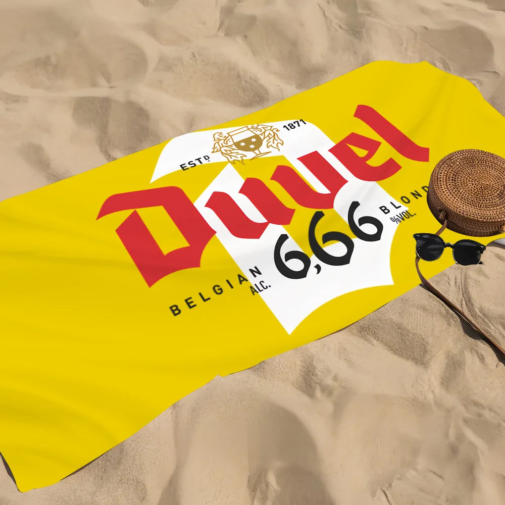 Duvel Beer Quick-Dry Large Beach Towel | Pool, Gym & Travel