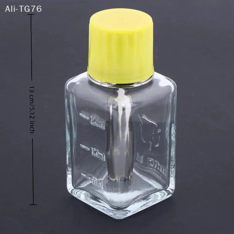 180ml Glass Press Pump Bottle – Nail Remover & Liquid Dispenser