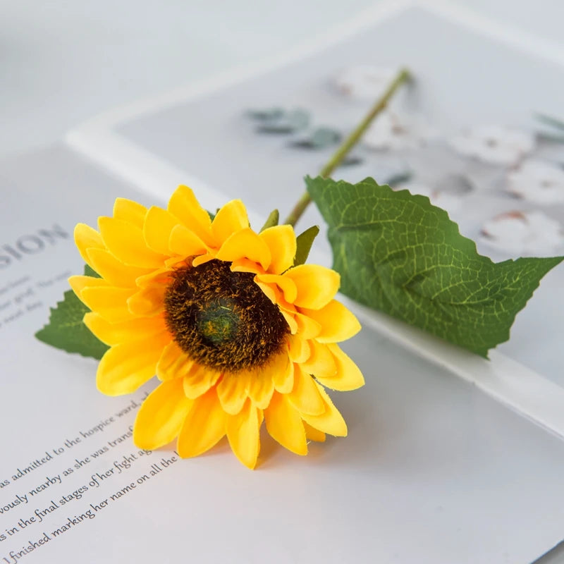 Artificial Silk Sunflower Gerbera Flowers – Wedding & Home Decor