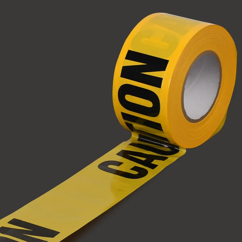 Halloween Caution Tape – Spooky Warning Barricade Yard Decor