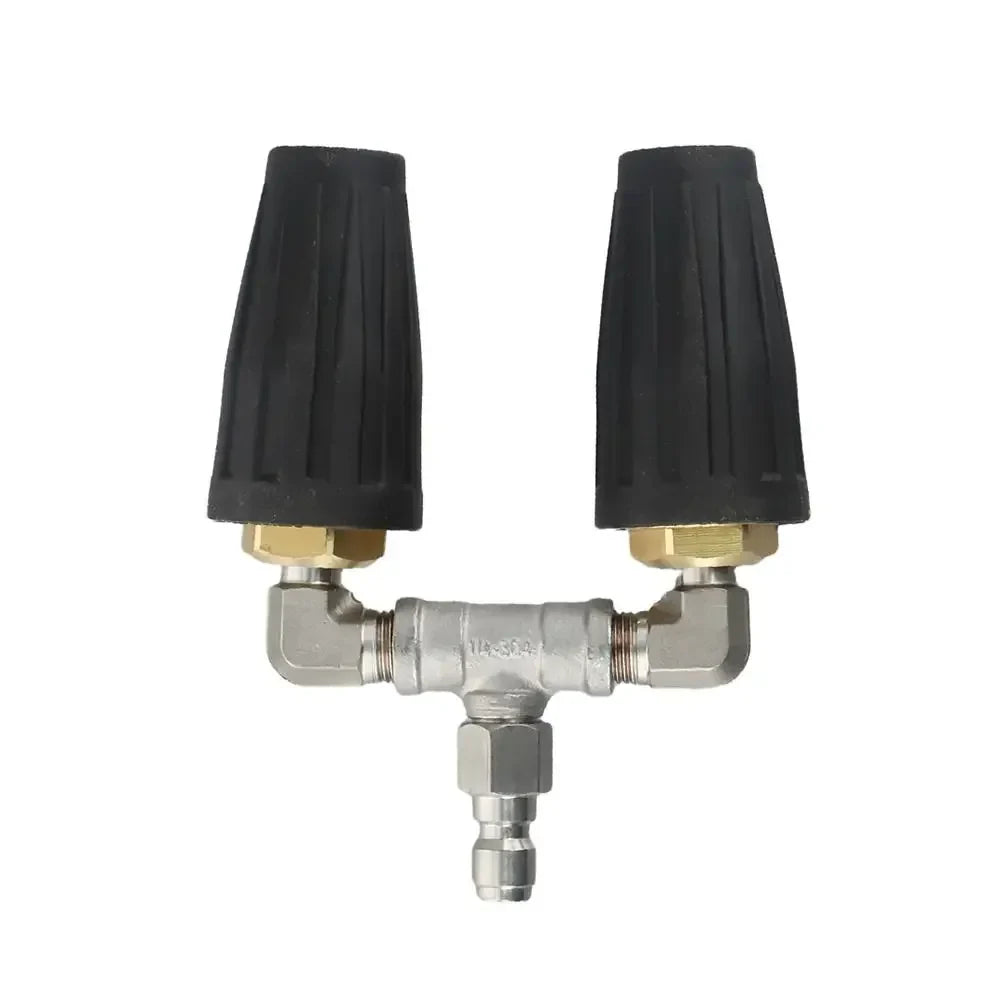 360° Dual Turbo Pressure Washer Nozzle | 4000 PSI 1/4"