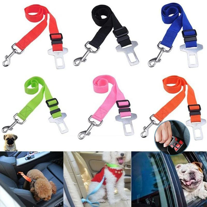 Adjustable Nylon Dog Car Seat Belt – Dogs, Cats & Ferrets
