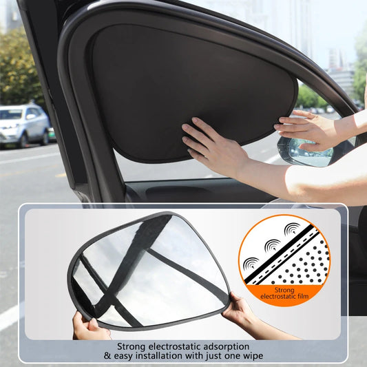 4-Layer Car Side Window Sun Shade | UV Blocker Anti-Glare Car Window Sun Shade Peaceful Pleasures Health and Wellness