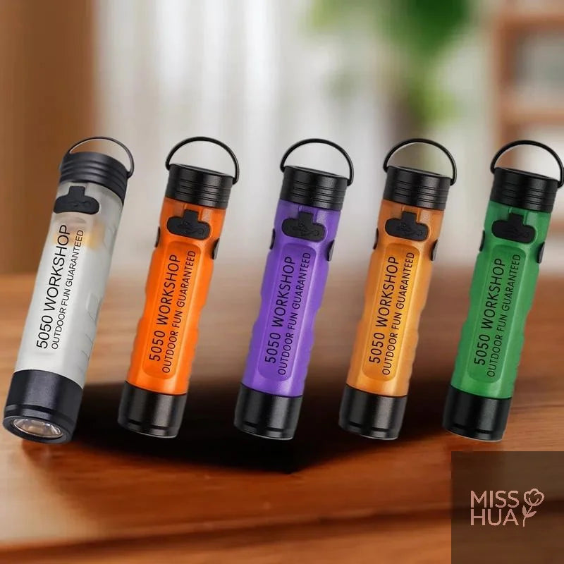 Pocket LED Flashlight with Key Clip – Emergency Outdoor Light