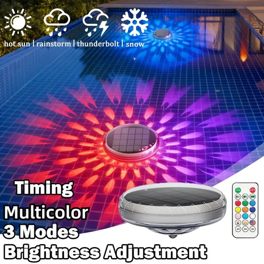 Solar Floating Pool Lights – LED, Remote Control, 3 Modes