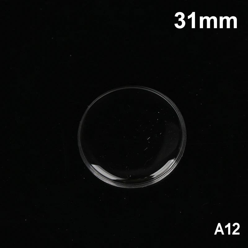 28–32.2mm Acrylic Watch Crystal Lens Dome Replacement Cover