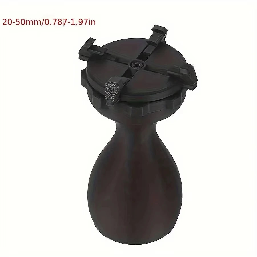 Adjustable Miniature Figure Coloring Handle Bracket with Mechanical Adjustment System Fits 20-50mm Miniature Figurines Peaceful Pleasures Health and Wellness black