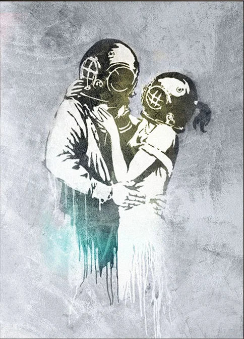 Banksy Game Changer Nurse Tribute Poster Wall Art Canvas Painting Living Room Pictures Bedroom Office Cuadros Home Decoration Peaceful Pleasures Health and Wellness 01 30x40cm Unframed