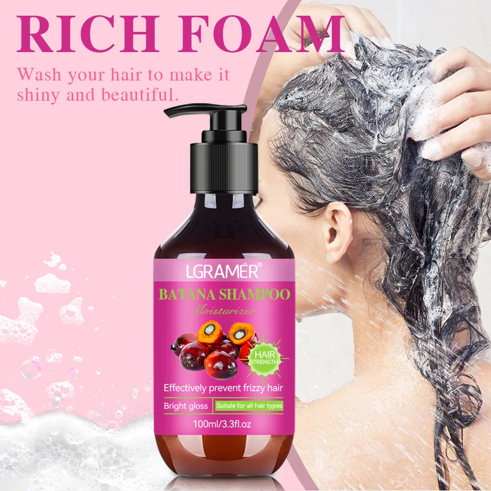 Batana Shampoo – Oil Control, Dandruff Relief & Hair Strengthening Hair Care Peaceful Pleasures Health and Wellness