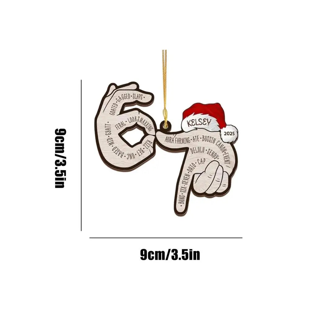 67 Shaped Wooden Christmas Tree Ornaments – Craft Pendants Set