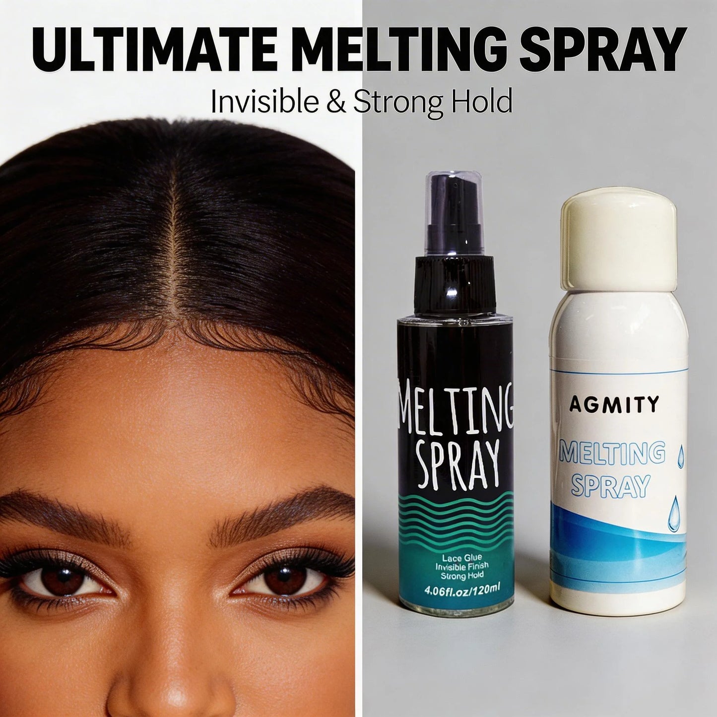 Lace Melting Spray 120ml – Waterproof Strong Hold Wig Adhesive