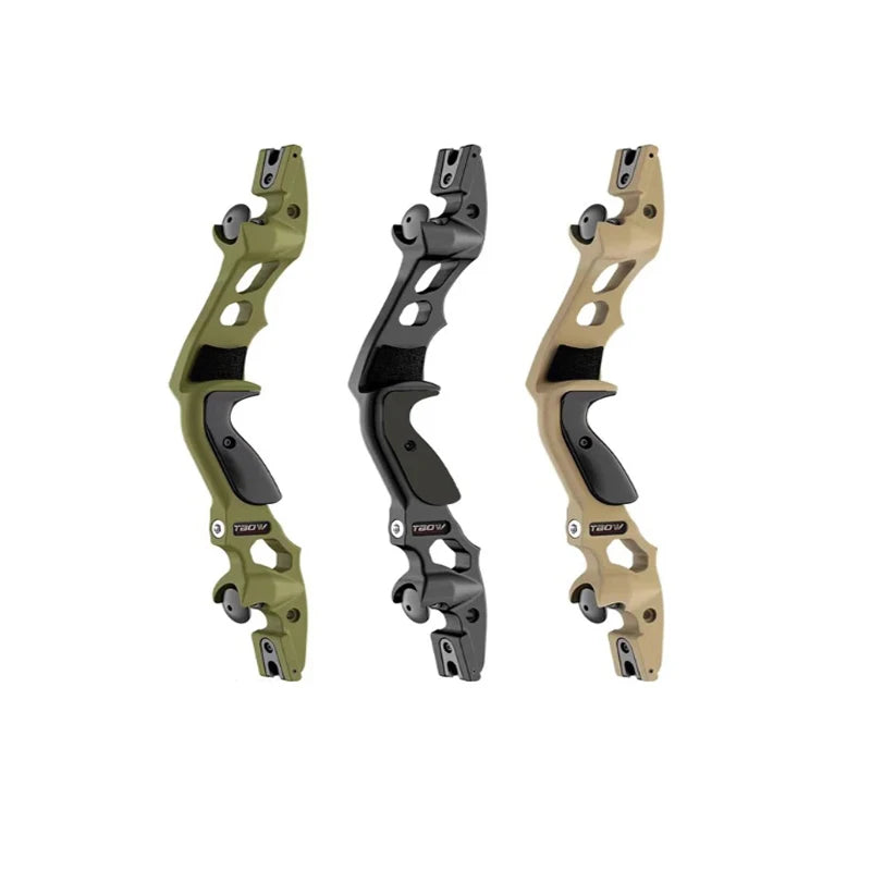 JUNXING HI 30-60lbs Recurve Bow Riser Right Hand Takedown ILF Arrow