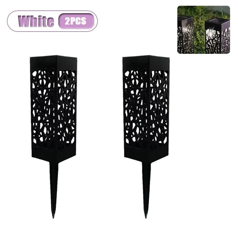 Solar Garden Stake Lights | LED Dusk to Dawn, IP65 Waterproof