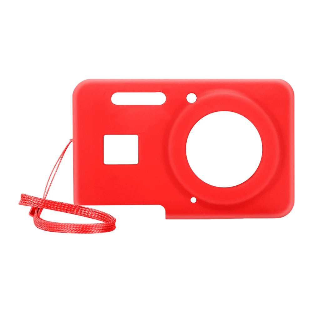 Silicone Camera Case for KODAK PIXPRO FZ55/FZ45 with Lanyard Peaceful Pleasures Health and Wellness Red france