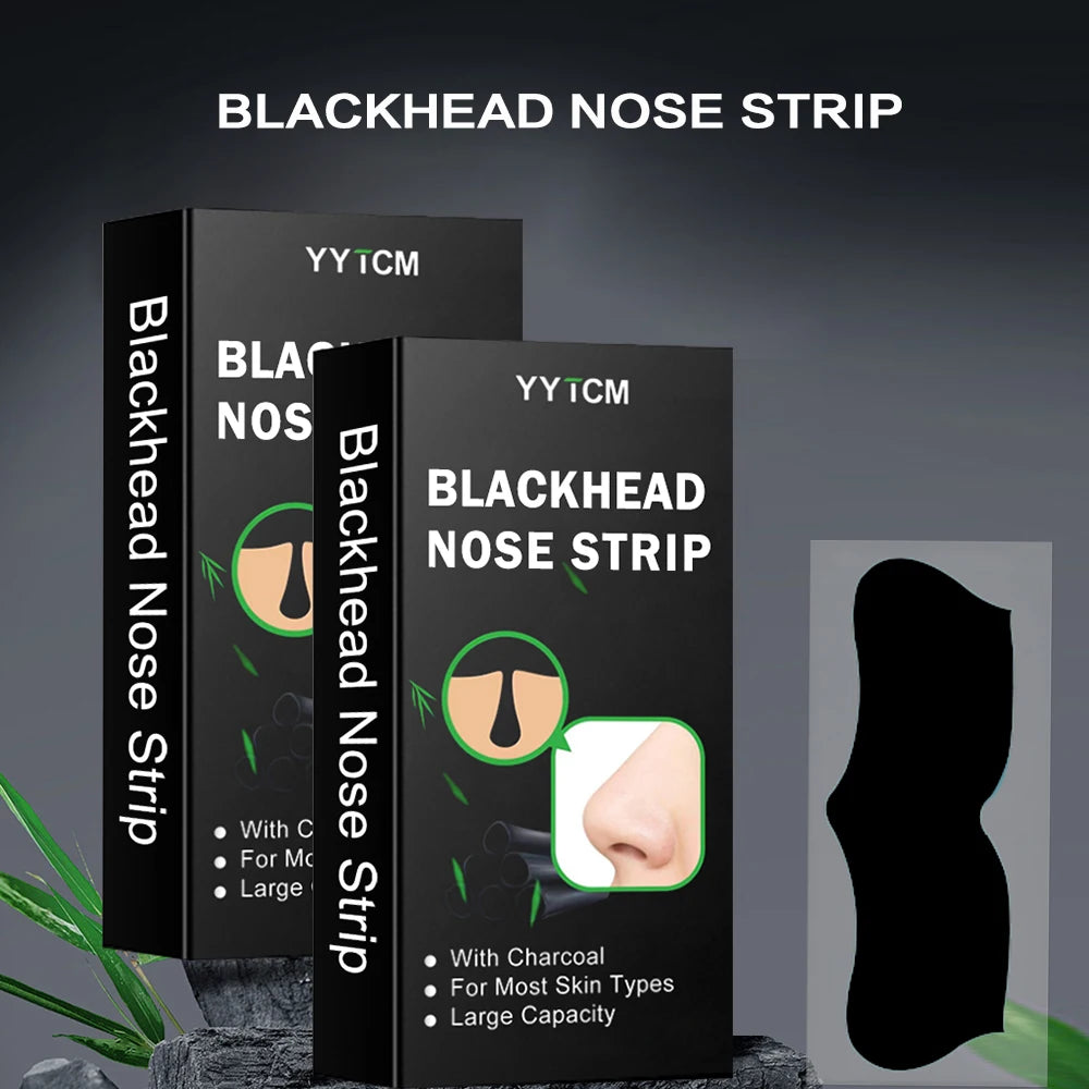 Large Size Black Nose Strips Bamboo Charcoal Blackhead Remover Deep Cleansing Pore Strips for Nose Care 5/10/15/20/30/40/80pcs Peaceful Pleasures Health and Wellness