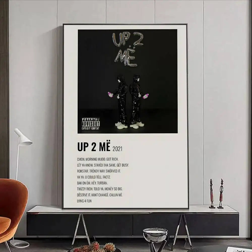HOT Y-Yeat New Album Poster HD art poster for home living room bar office decoration sticky waterproof Peaceful Pleasures Health and Wellness z3 50X70cmNoframe