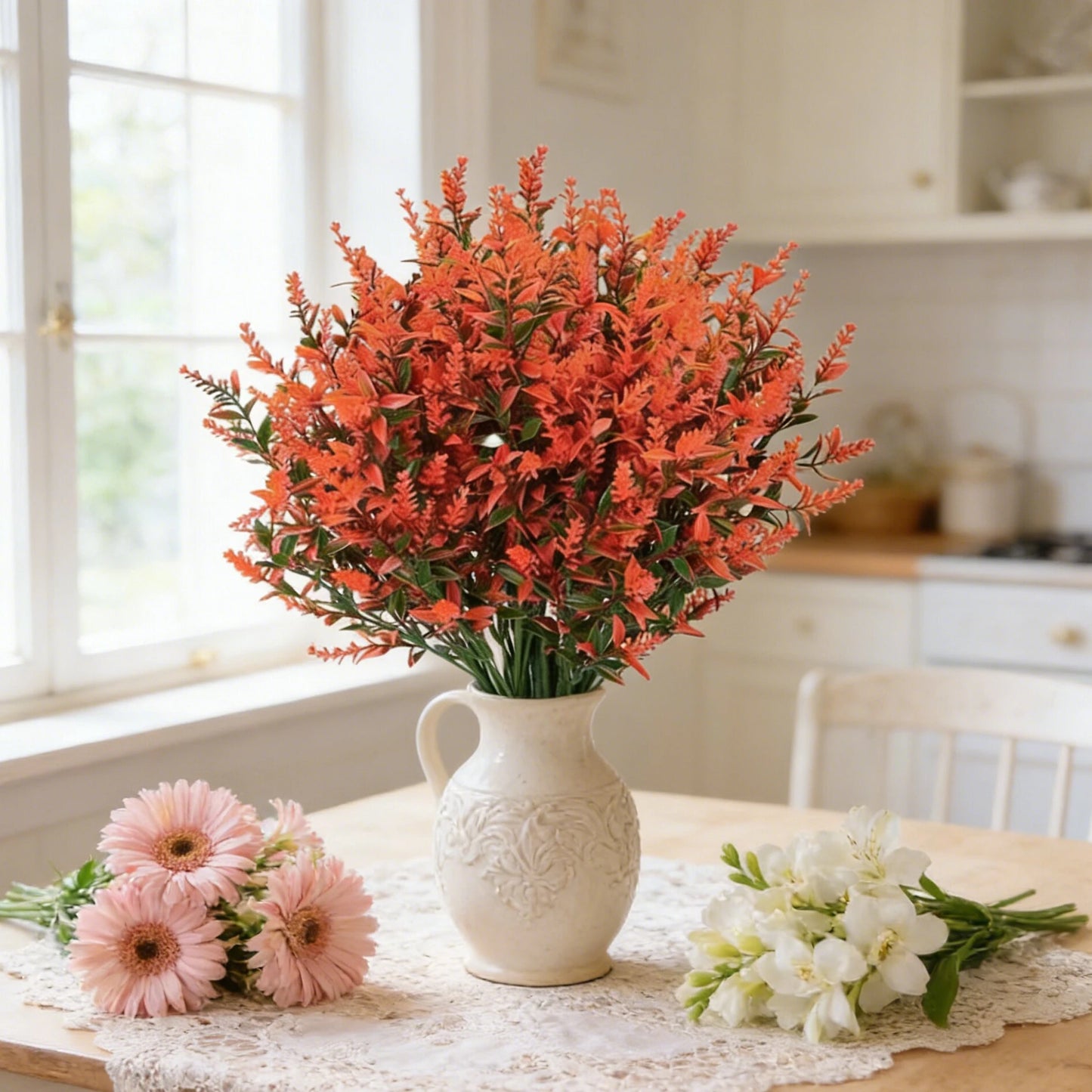 Artificial Lavender Bouquet | Plastic Flowers Home & Wedding