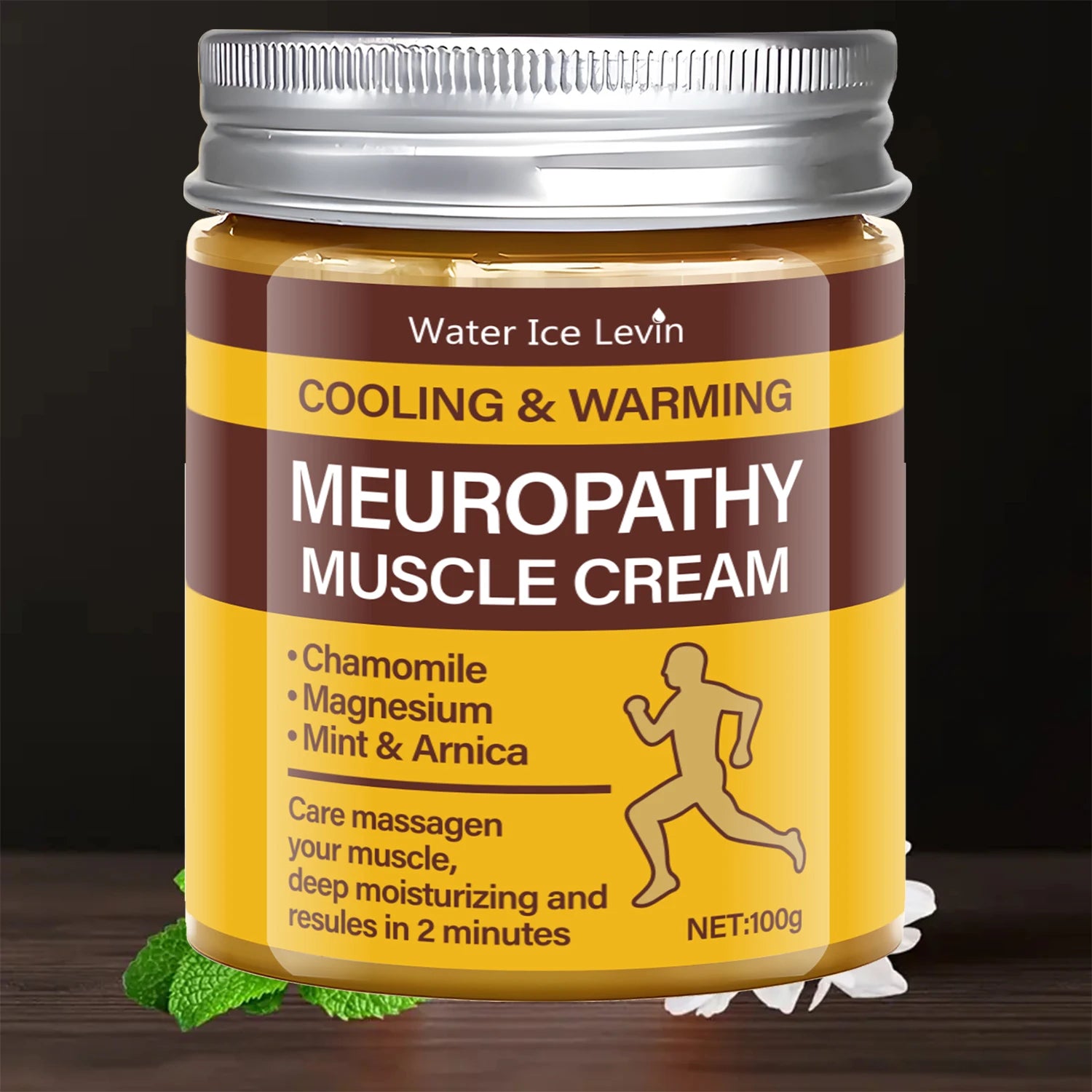 Cooling & Warming Body Cream | Chamomile & Magnesium | 100g Body Moisturizer Cream Peaceful Pleasures Health and Wellness